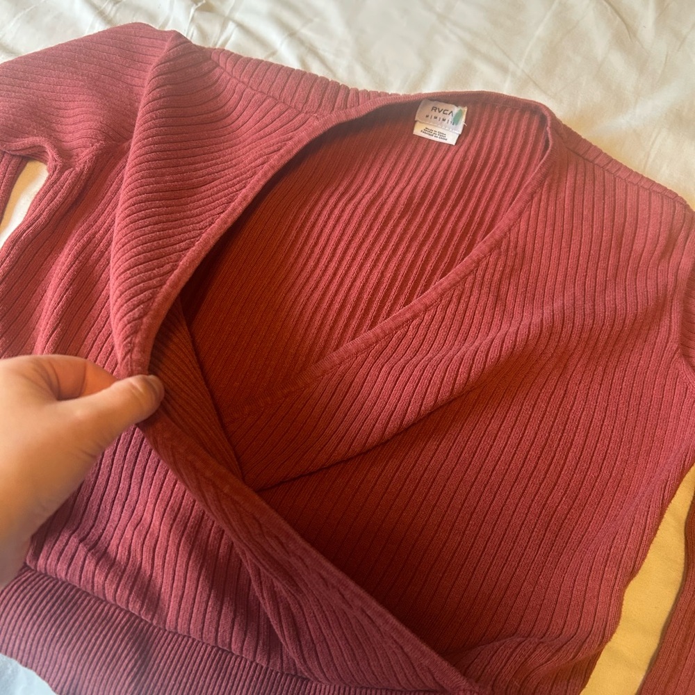 RVCA Ribbed Wrap Style Longsleeve - Picture 5 of 6
